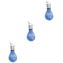 Ampoule LED solaire suspendue pour extérieur, jardin, camping (lot de 3)