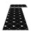 Kitchen Rug Set Black Cushioned Non-Slip 2 Pc 1