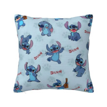 Poszewka na poduszkę z motywem kreskówkowym Stitch, dekoracyjna, 16x16 cali