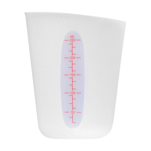 Silikónové odmerky biele 250 ml