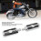 Motorrad Pedale einstellbar Ersatz Davidson Suzuki 10