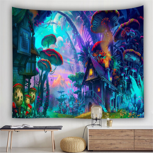 Tapisserie murale décorative avec coussin (1 pièce)