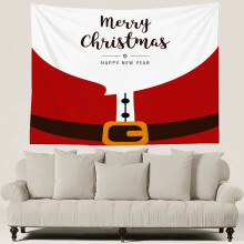 Tapisserie murale de Noël en polyester 100 x 75 cm