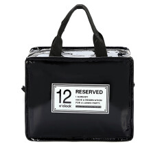 Isolierte Lunchtasche aus Leder, wasserdicht, 1 Stück