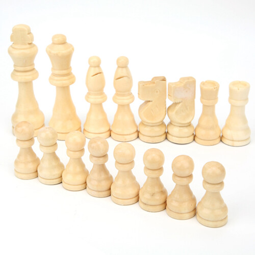Eco Wood Chess Pieces Only