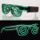 1Pièces Lunettes LED Vertes En Pe Pour Danses 3
