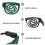 1Pièces Lunettes LED Vertes En Pe Pour Danses 5