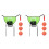 2Ensembles Cerceaux Basket Trampoline + 3 Ballons + 4
