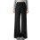 Elastic Maternity Pants Support Free Waistband-Black L 1