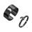Star and Moon Hollow Punk Couple Ring Pair 1
