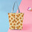 Dames schoudertas met zonnebloemprint en ritssluiting 1