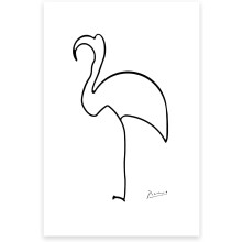 Tableau abstrait Picasso sur toile 12x18 pouces