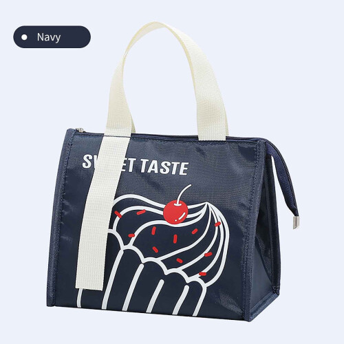 Viflosae geïsoleerde lunchtas, grote bento-box