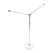 Soporte de metal con forma de bandera estadounidense para escritorio (paquete de 2)