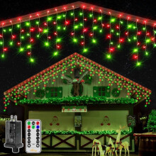 Ollny svetielka na cencúle červená zelená 9,1 m 11,6 m LED vnútorné/vonkajšie