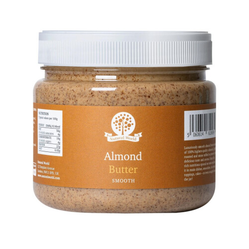 Smooth Almond Nut Butter (1kg) 100% Pure