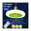 Ventilateur de plafond intelligent LED avec éclairage blanc 30W et télécommande 2