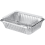 VEZEE längliche Aluminium-Folienform mit Deckel, 100 Stück 1