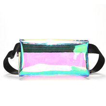 Reflektierende PU Leder Gürteltasche Unisex Für Reisen