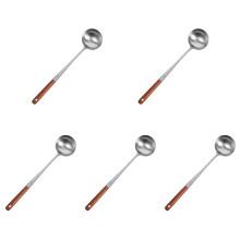 5Pièces Cuillères De Service Bois Pour Cuisson Présentation