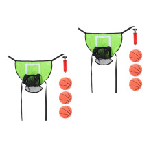 2Sets Universele Trampoline Basketbalaccessoires Met Kinderset En