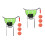 2Ensembles Cerceaux Basket Trampoline + 3 Ballons + 1