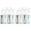 8Pièces Flacons Distributeurs Mousse Voyage Plastique Transparent 1