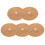 20Pcs Coir Tree Ring Mulch Pads Brown Breathable Mats 1