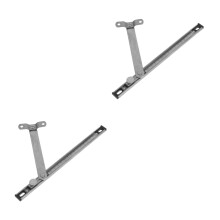2Pcs Adjustable Silver Window Limiter Hinge Steel for Home Security