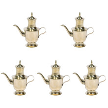 5Pcs Copper Jug Buddhist Altar Decor for Meditation and Gifts