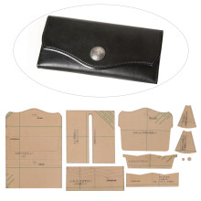 10 Clear Acrylic Templates for Wallet DIY
