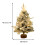 Christmas Mini Flocked Green Tree Table Decor 1pc 3