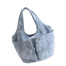 Modische Spring Shade Carryall Soft-Handtasche mit sicherem-Blau