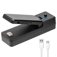 Mini bag sealer portable rechargeable vacuum heat sealer