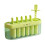 6 Cavity Popsicles Molds With Removable Stick Popsicles-Green 1