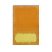 Mark Rothko Arany Sárga Narancs Vászonkép 12x18 hüvelyk