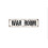 Πινακίδα War Room Rustic Metal Plaque4x16Inch 1