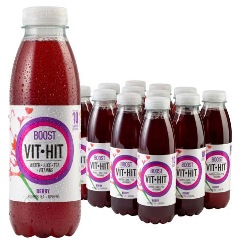 BOOST 12 x Berry + Ginseng + Rooibos Tea