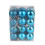 Thanksgiving Ball Ornaments Plastic Orange Brown 6 Pack 1