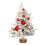 Christmas string lights with mini flocked tree pendant 1