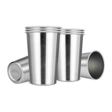 Copo térmico de aço inoxidável de 473 ml (16 oz), pacote com 8 unidades.