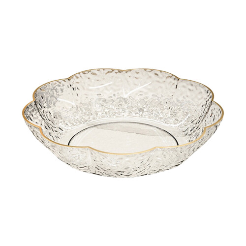 Bandeja de servir de cocina transparente de 9,6 pulgadas