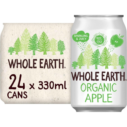 Organic Sparkling Apple Juice 24x 330 ml
