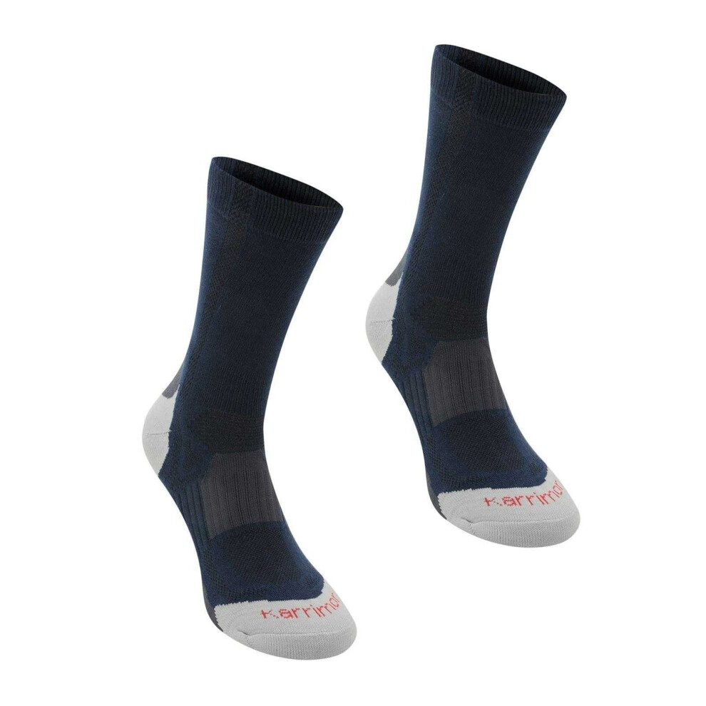 Karrimor Mens Walking Socks (Pack Of 2) Multicoloured