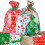 Sacs cadeaux de Noël grand format avec rubans (10 pièces) 1