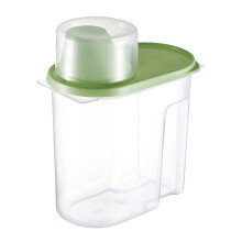 Caixa de armazenamento de grãos para cozinha, em plástico selado, 1,9L