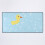 Bureauonderlegger met bubbels, blauw, 60x30 cm 1