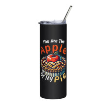 Pahar subțire Apple Pie, compatibil cu Apple Pie, negru