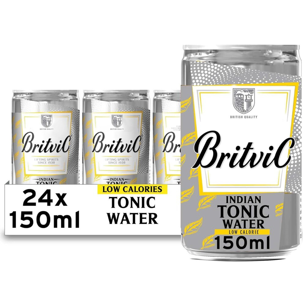 Britvic Low Calorie Indian Tonic Water 24 X 150Ml Can