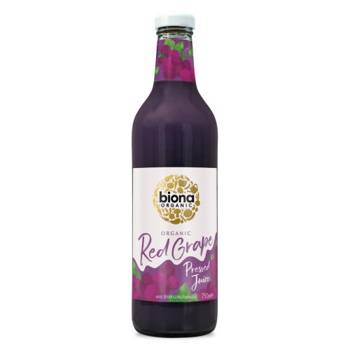 Organic Red Grape Juice 750ml Pack of 6